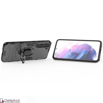 Sustiprintas dėklas 4in1 - juodas (Samsung S23 Plus)